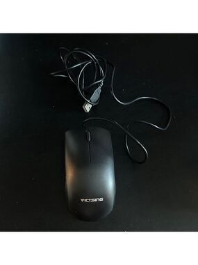 VicTsing Black Wired Mouse